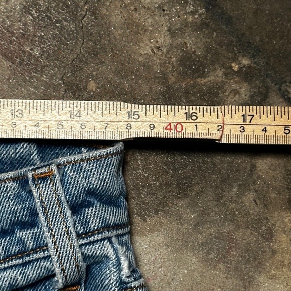 Vintage Cropped Orange Tab Levi's 550 Jeans - Picture 8 of 8